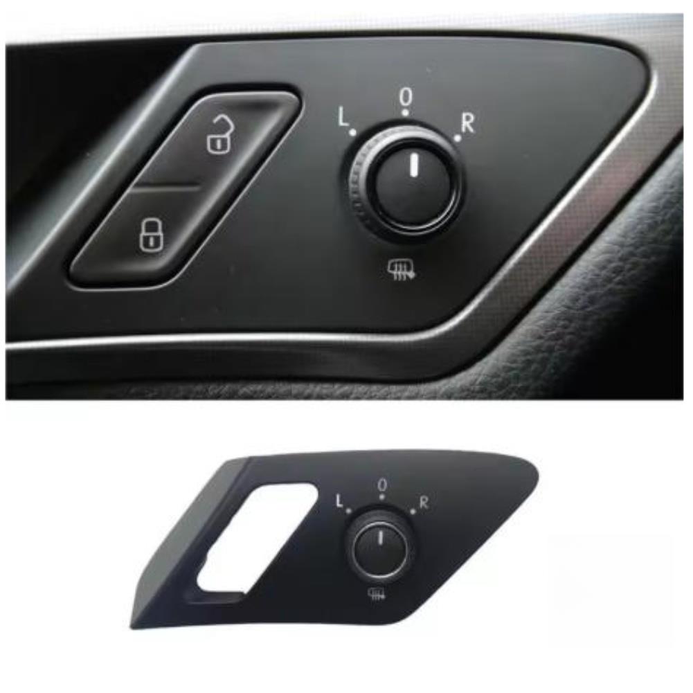 Переключатель регулировки бокового зеркала 5GG959565A для Golf MK7 2013-2020 С функцией подогрева зеркала Черный пластик Регулировка зеркала заднего видаХороший продукт