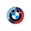 For BMW 1 W E82 Interior Mouldings 82mm 74mm rear boot badges front hood trunk Emblem logo 50th Anniversary Edition for bmw F10 F20 E46 E43 E63