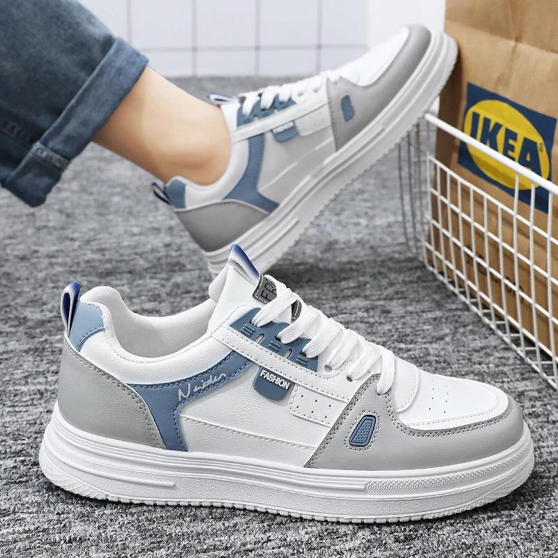Mens Platform Sneakers New Style Comfortable Casual Shoes Fashion Designer Mens Shoes Outdoor Breathable Shoes Tenis Masculino