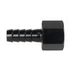 2pcs Fitting Hose End Straight 3/8" Barb to 6 AN Female Swivel Aluminum Anodize