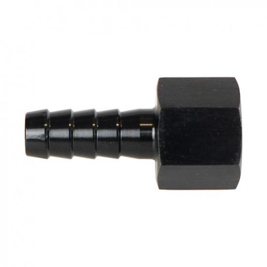 2pcs Fitting Hose End Straight 3/8" Barb to 6 AN Female Swivel Aluminum Anodize