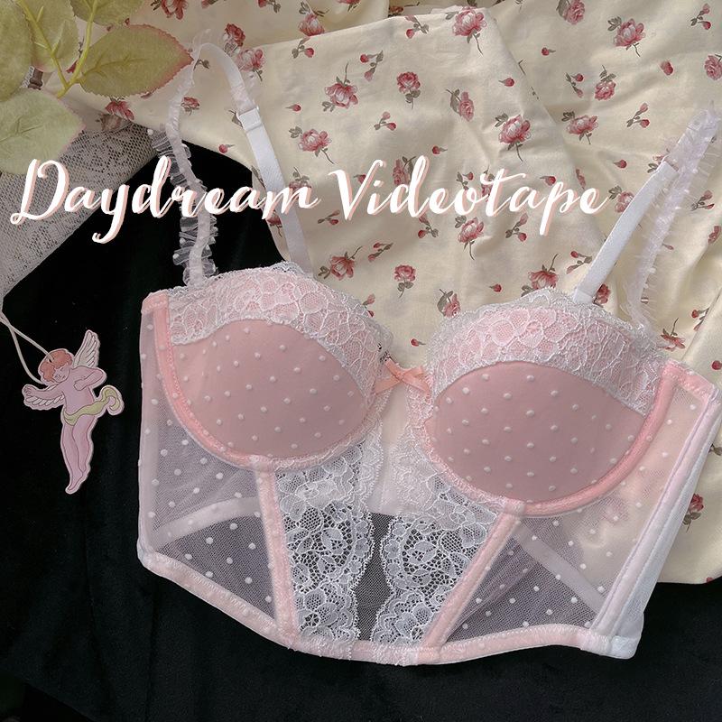 Французский кружевной топ-корсет на бретелях Pure Desire для женщин