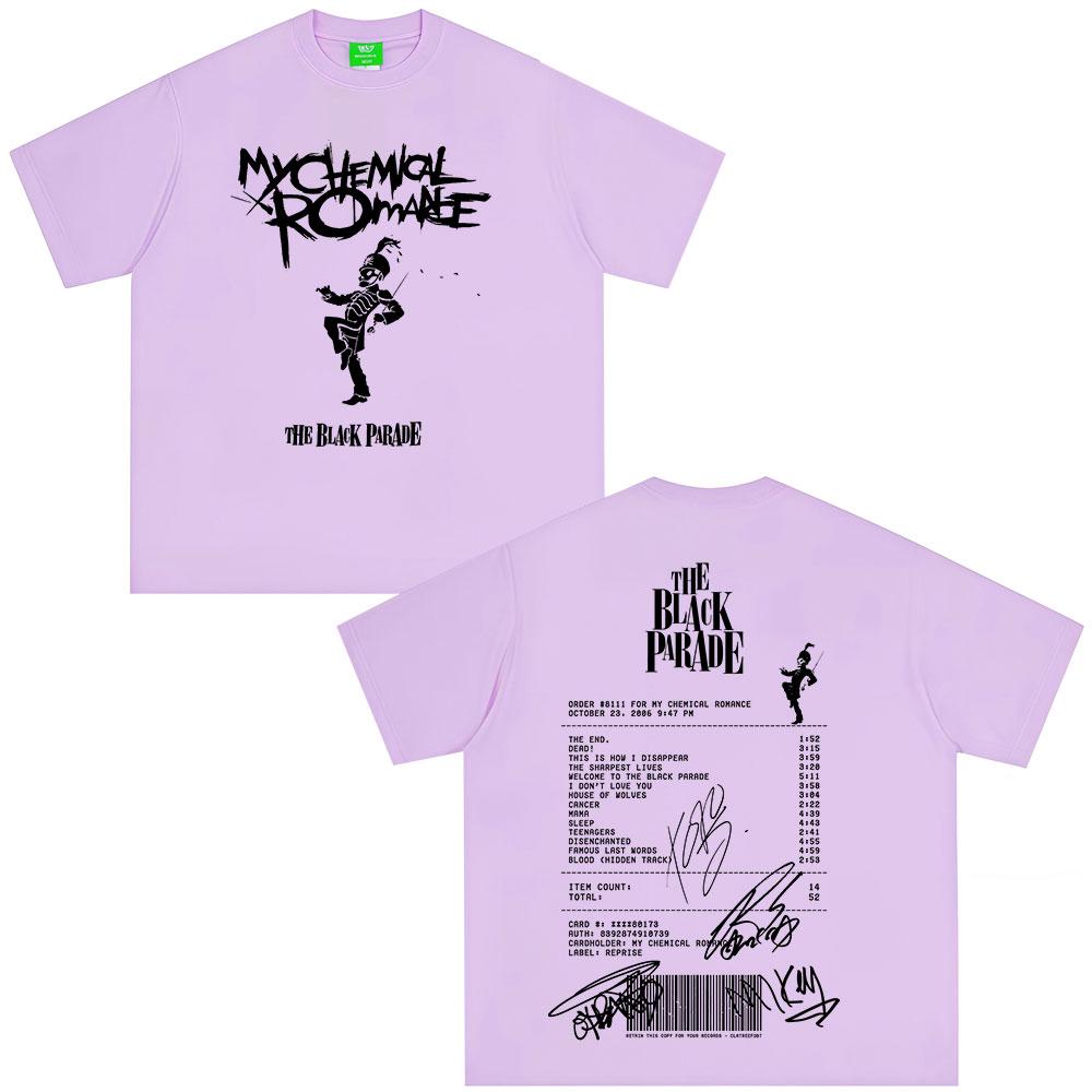 The Black Parade 2026 Tour Tshirts Rock Band My Chemical RoUnisexce Tshirt Unisexs Women Clothing Cotton Casual T Shirt Streetwear