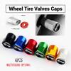 4Pcs/set Car Tire Valve Caps Mental Dust-proof Cover Decoration For JEEP Grand Cherokee Renegade Wrangler Compass Accessories JPYAX1