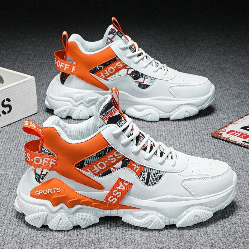 Мода 2024 года, мужские удобные кроссовки, дышащие кроссовки для бега для мужчин, сетчатая теннисная спортивная обувь, кроссовки для ходьбы на платформе, обувь для ходьбы