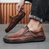 Новое поступление Деловая обувь Роскошные уличные лоферы Кожаная мужская обувь Слипоны Балетки Удобная повседневная обувь Мягкая подошва Мужская обувь для ходьбы