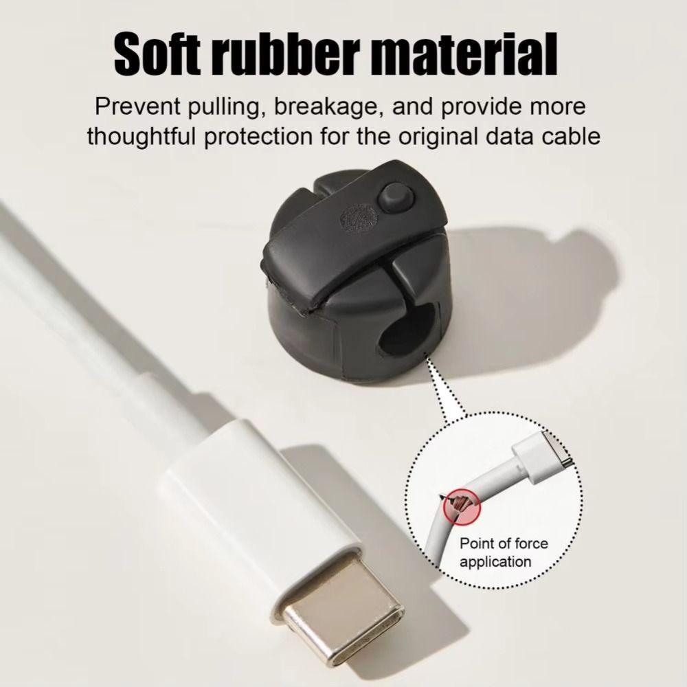 Built-in Magnet Wire Management Clips Reserved Wire Slots Charging cable holder  Cabinet Side Mount