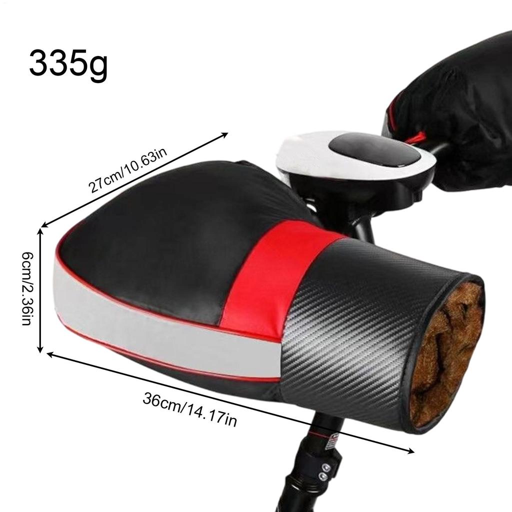 Мотоциклетные накладки на руль Велосипедные теплые аксессуары Ветрозащитные велосипедные перчатки для руля на скутер Мотоцикл Снегоход