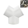 PVC Exhaust Duct Connector T/Y Shape Extractor Fan Ventilation Duct Coupler  Air Ventilation