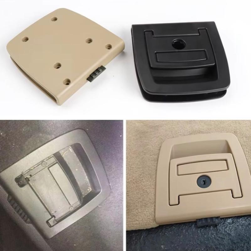 1pc Trunk Tail Cover Bottom Plate Mat Floor Carpet Handle Auto Accessories For BMW 2002-2019 E70 X5 E71 E60 F15 F16 Spare Tire Cover Lock E71 X6