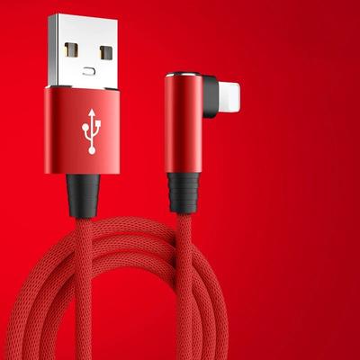 Usb Elbow мобильный игровой кабель для быстрой зарядки данных подходит для iPhone 5s/6plus/7/8/Xsmax/11/12pro/13/14 мобильный телефон кабель для зарядки