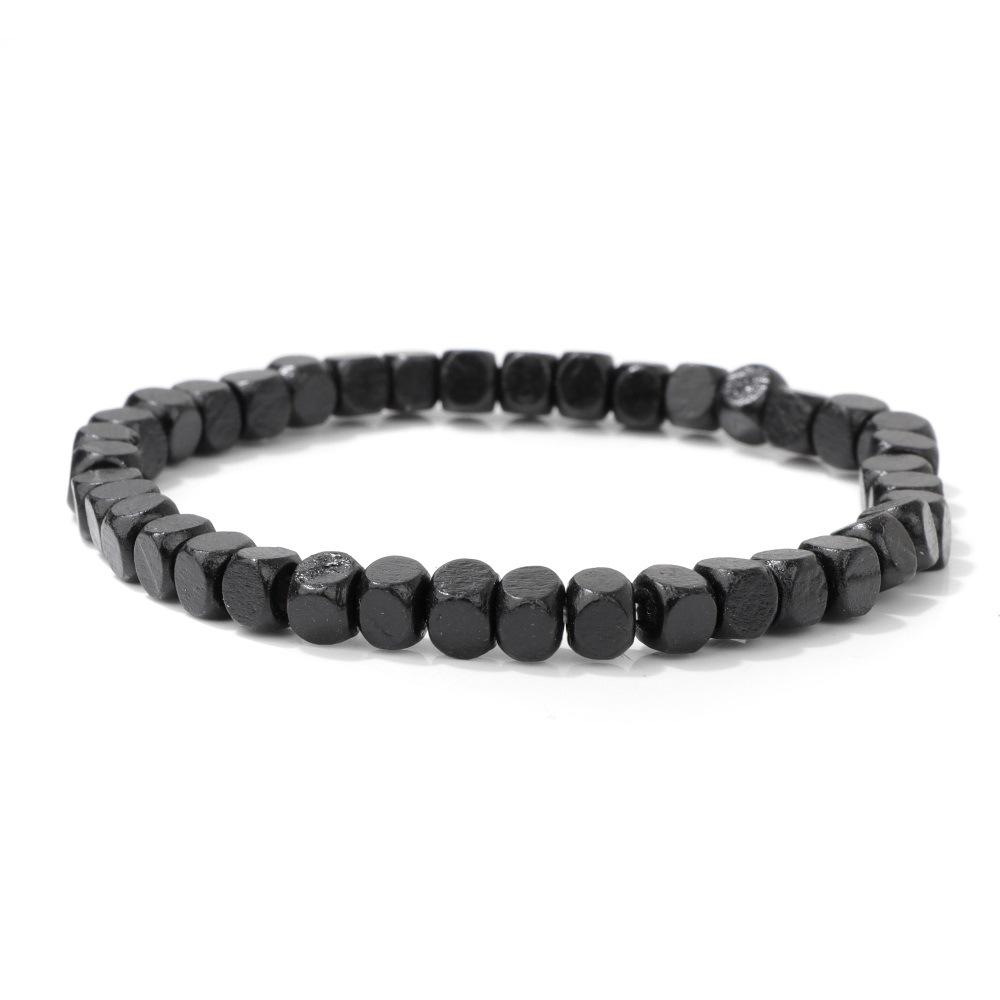 JYL TS Bracelet Men's Volcanic Stone Crown Set Bold Enhances Authority And Luck