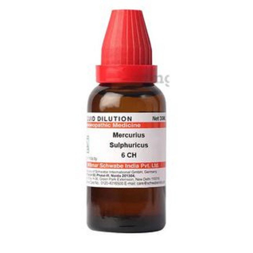 @ DR Willmar Mercurius Sulphuricus 6CH Homeopathic Medicine 30ML Y307 UKR1196_60%OFF