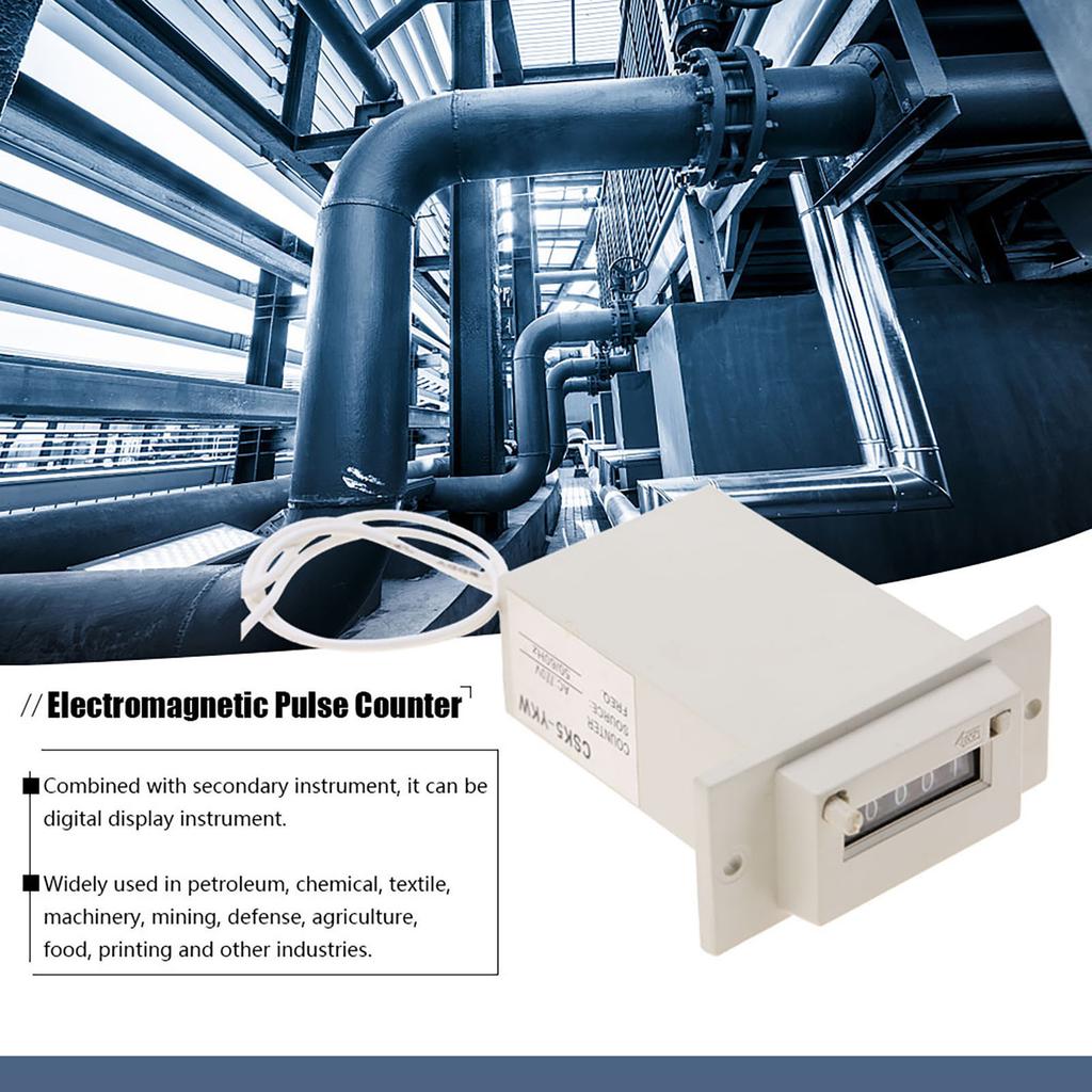 CSK5 YKW 5 Digit Electromagnetic Pulse Counter AC220V   AC110V   DC24V (#02)