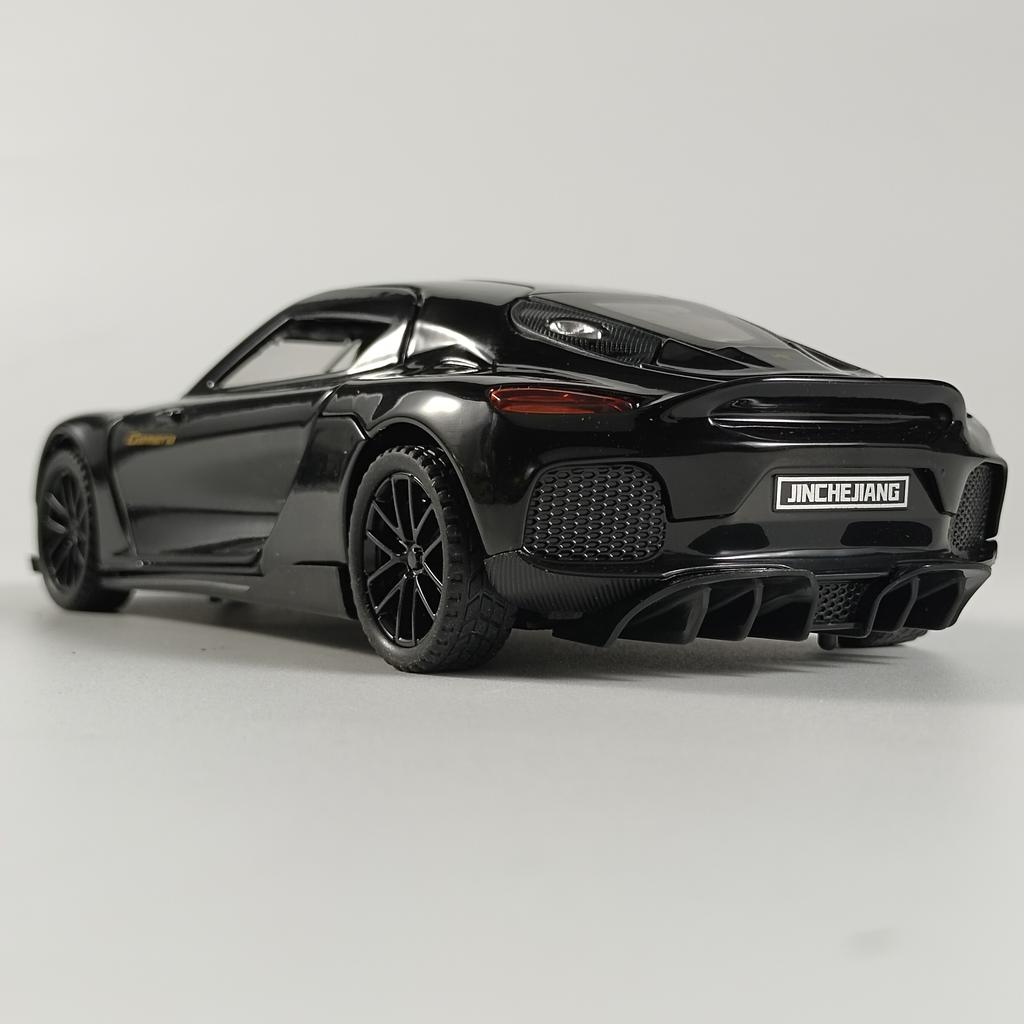 1:24 Gemera GT Спортивный Автомобиль Сплав Литье под Давлением Металлическая Модель Звук Свет Инерционный Игрушка Мальчики Симуляция Модель Автомобиля Украшение Подарок для Ребенка