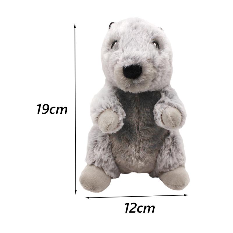 Plush Non Toxic Dog Chew Toys Clean Teeth Pet Toy for Small Medium Dogs Squeak Honey Badger Pug Puppy mascotas Accessories Stuff