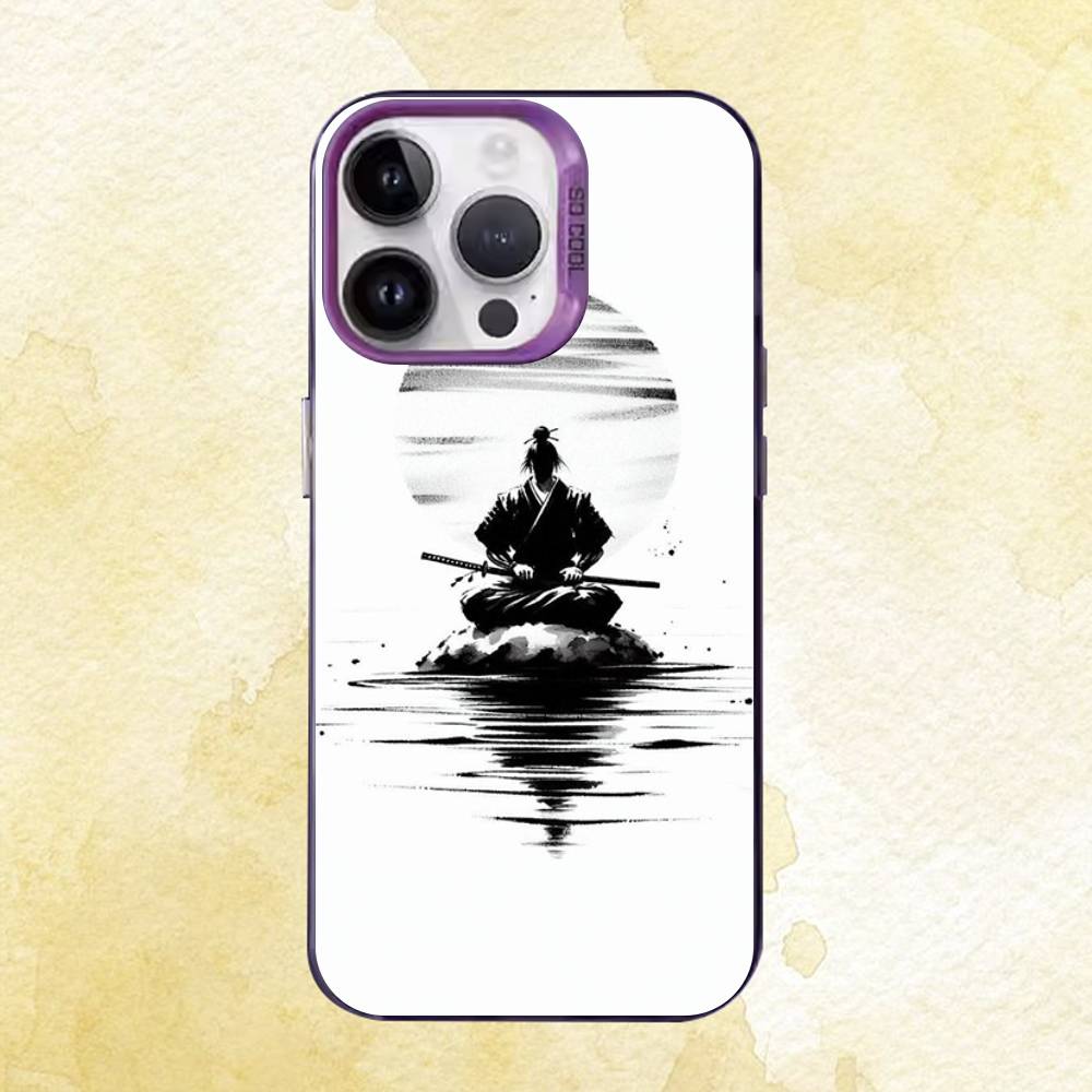 Чехол для телефона в стиле китайской живописи тушью кунг-фу Для iPhone 17 16e 16 15 14 13 12 Pro Max X XR XS MAX Задняя крышка