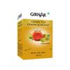 Зеленый чай Гирнар с натуральным вкусом лимона и меда (36 чайных пакетиков)
