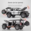 Новый 1:22 Jeep Diecast Toy Car Model Proportional Metal Lifan Vehicle Подходит для детей, мальчиков, девочек, взрослых, подарок, семь дверей, звук и свет, инерционный механизм