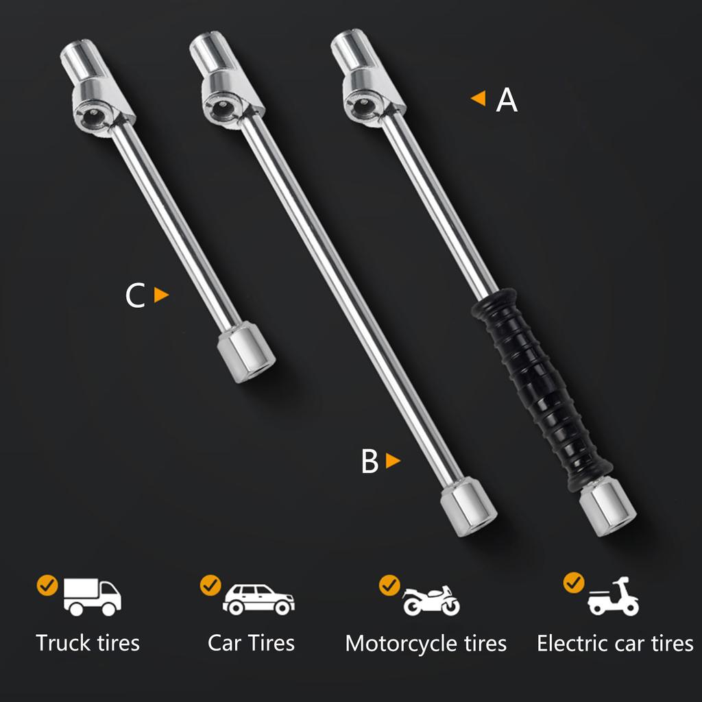 Воздушные патроны с двумя головками, прочный, быстроразъемный, для накачивания шин, манометр, компрессор, аксессуары для грузовых автомобилей, клапан дефлятора