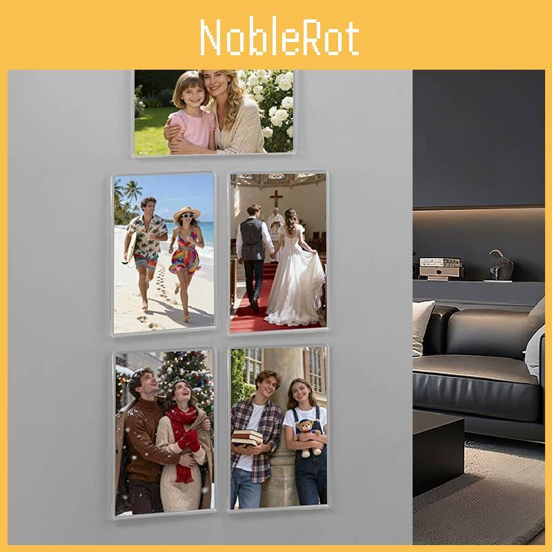 Acrylic Photo Frame Magnetic Refrigerator Magnet With Diy Photo Wall For Home Decor