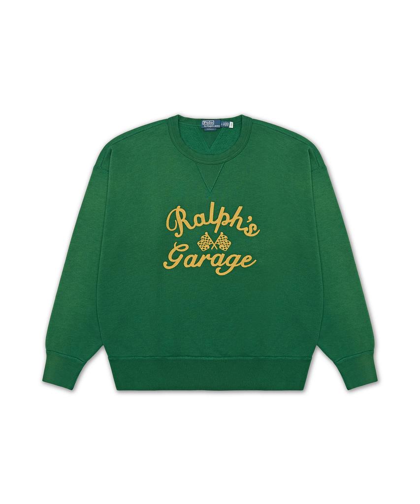 POLO RALPH LAUREN Vintage Fit Ralph'S Garage Sweatshirt - Green