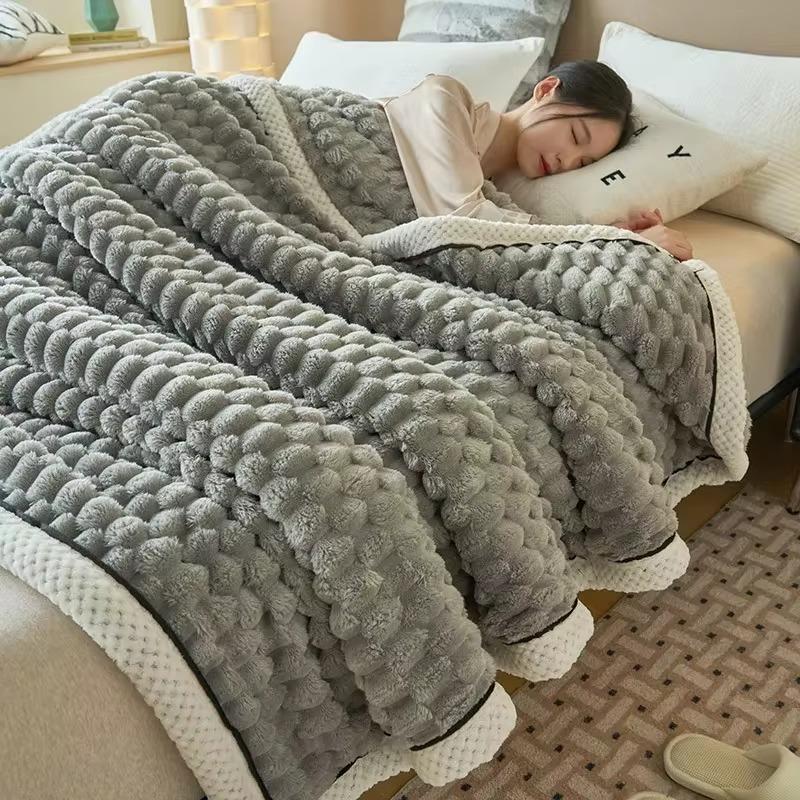 Blanket Turtle Velvet Autumn Winter Warm Sleeping Soft Comfortable Flannel Fleece Blankets For Bed Cozy Thickened Warmth Quilt