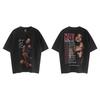 2Pac 26 summer new retro portrait printing cotton T-shirt short sleeve hip hop rap style men and women the same style
