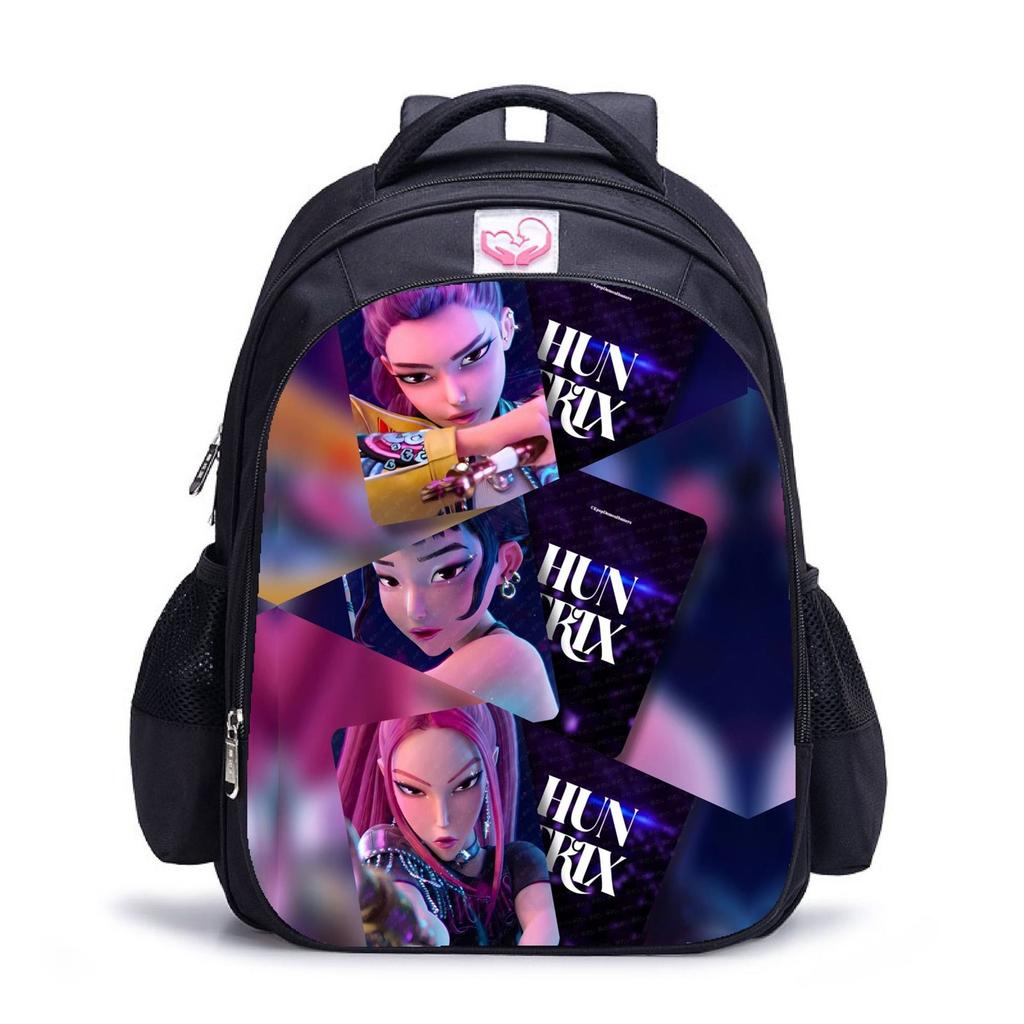 Повседневная сумка через плечо с рисунком из мультфильма для учеников младших классов средней школы, рюкзаки большой вместимости