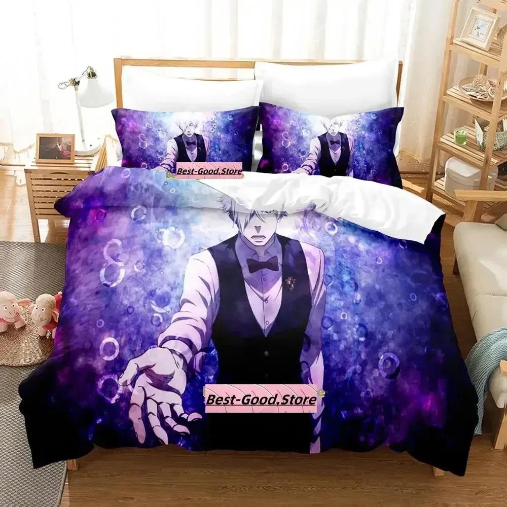 Постельное белье Death Parade с наволочкой, пододеяльником. Мягкое, размеры: односпальное, полуторное, двуспальное, евро, суперкинг. Для взрослых и детей. Спальня.
