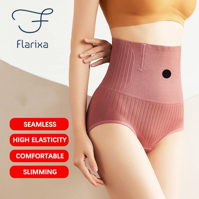 Flarixa 2 шт. Корректирующее белье с высокой талией Bodyshaper Бедро Бесшовные трусики с плоским животом Корректирующее белье Женские трусики Slim Fit