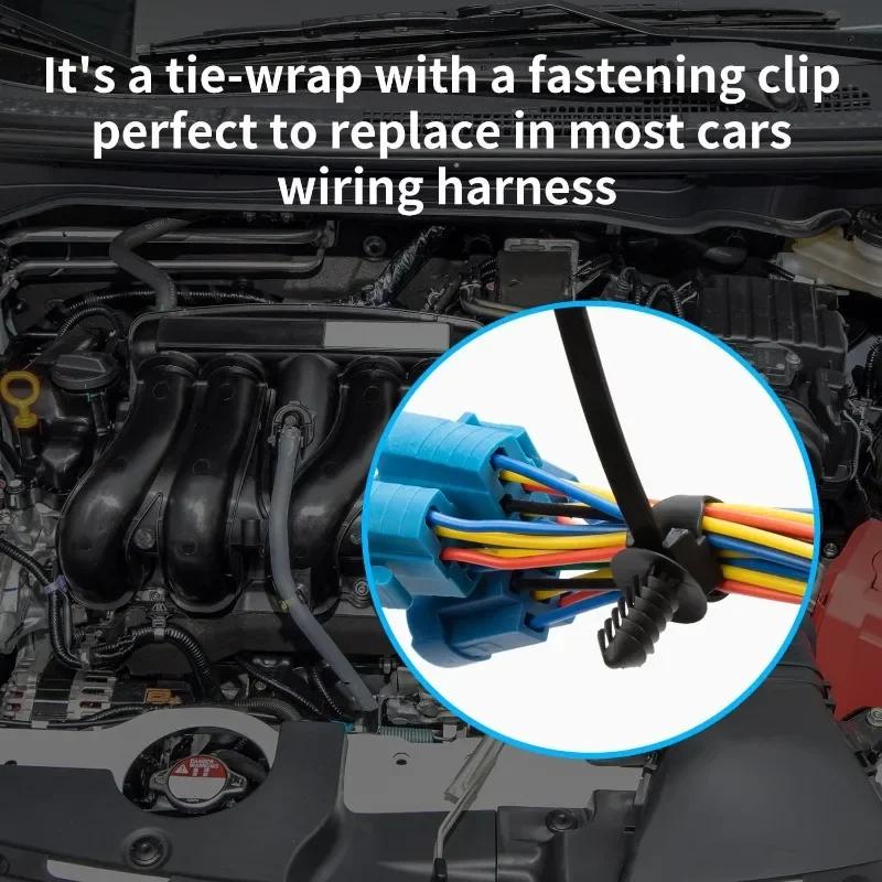 100/1000 шт. кабельных стяжек с винтовыми отверстиями, многоразовые фиксированные нейлоновые кабельные стяжки, самоблокирующиеся стяжки для шнуров, ремни, крепежные петли, офисный органайзер