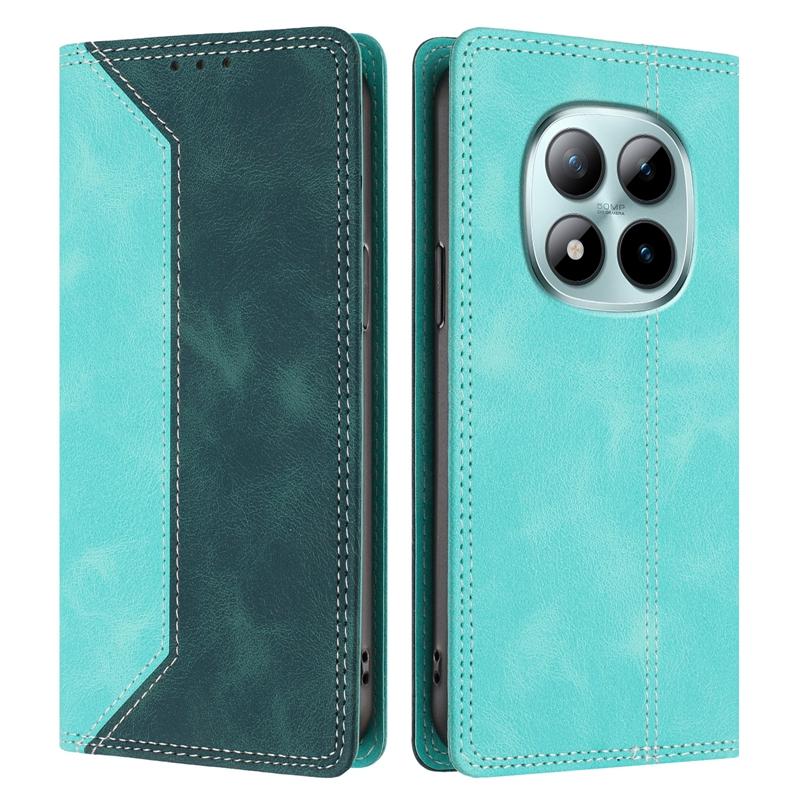 Для Xiaomi Poco M8 Pro Магнитный чехол для Coque Poco M8 Pro M8Pro Xiaomi PocoM8 Чехол для телефона Модный Цветной Блок Кожаный Fundas