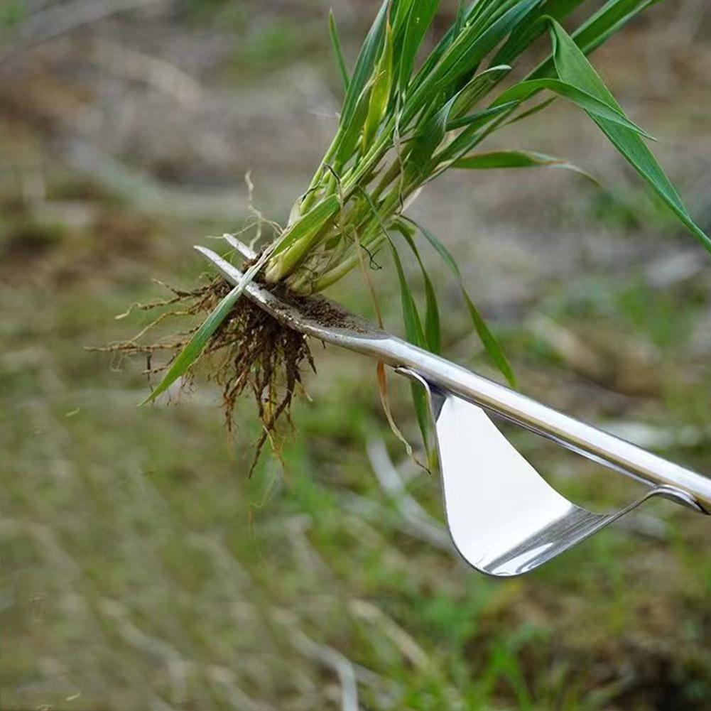 Garden Puller Remover Garden Lawn Weeder Outdoor Grass Seedling Tools Planting Yard Root Puller Stainless U0k0