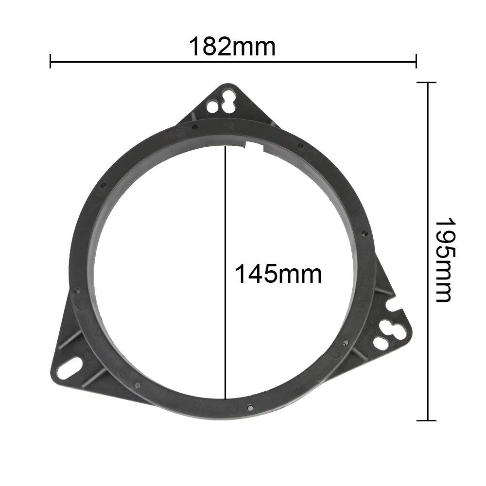 Твердая прокладка звукового сигнала Универсальный адаптер для динамика Кронштейн для TOYOTA NISSAN Адаптер-шайба звукового сигнала Пластик 2 шт. Специальный коврик для крепления динамика