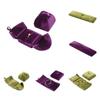 Luxury Velvet Jewelry Box Vintage Necklace Bracelet Case Portable Rings Bearer Box  Jewelry Storage