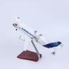 1 Набор 30 см 1:Металлическая модель самолета A330 Beluga Airways в масштабе 1:80, литая из смолы, с открывающимся грузовым отсеком, с подставкой для демонстрации