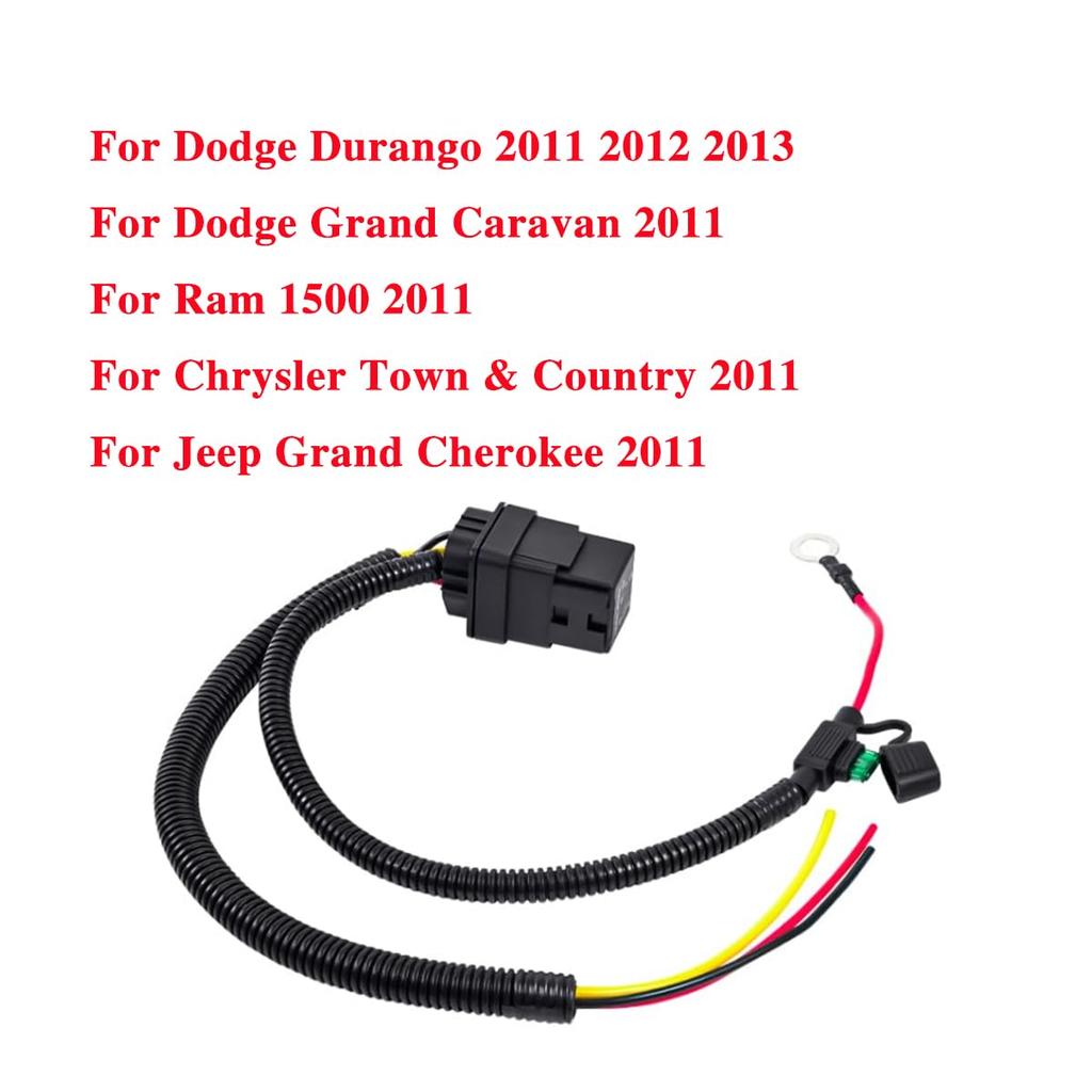 Fuel Pump Relay Wiring Kit Fit For 2011-13 Jeep Dodge Ram 1500 Durango Grand Caravan For Chrysler Town & Country For Grand Cherokee