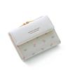 Flower Women Purse Leather Pocket Ladies Clutch Wallet Women Short Card Holder Cute Girls Wallet Coin Bag