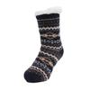 [LOGOS] Носки с узором Fair Isle, 1 пара, с флисовой подкладкой, темно-синие, 25,0 см