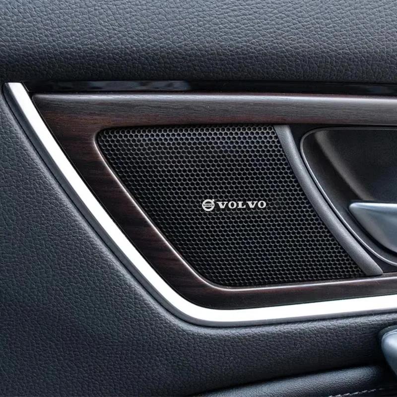 Car Audio Decorate 3D Aluminum Badge Emblem Stickers For Volvo Rdesign Polestar AWD V50 S60 XC60 S40 V90 XC40 XC90 Accessories