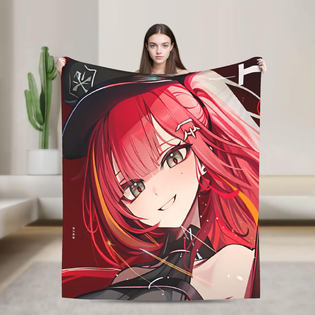 Akane Lize Singer Blanket Quality Warm Throw Blanket Winter Travel Office Living Room Aesthetic Bedspread