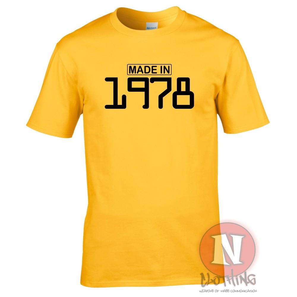 Made In 1978 TShirt Birthday Celebration Funny Party Gift Present Teeshirt