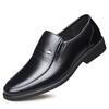 Mens Dress Shoes Fashion Pointed Toe Men's Business Casual Shoes Brown Black Artificial Leather Oxfords Shoes