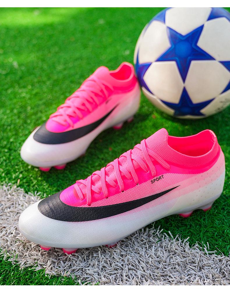 F50 World Cup Long Spikes Football Boots - Unisex Youth & Adult Artificial Grass Sports Shoes