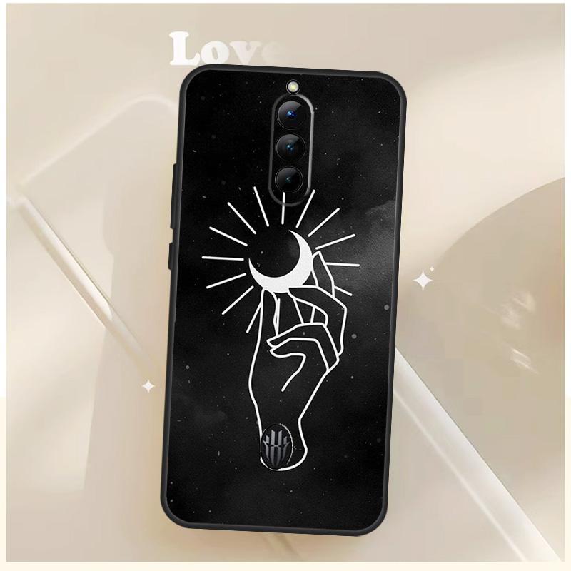 Чехол с рисунком «Рука держит Луну Пальцевое Сердце» для ZTE Nubia Red Magic 10 Air 6S 7S 6 7 Для RedMagic 11 10 9 8 9S 8S 10S Pro Plus Чехол