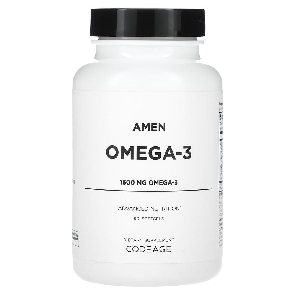 Codeage Amen Omega-3 1500mg Softgels, 90 Count