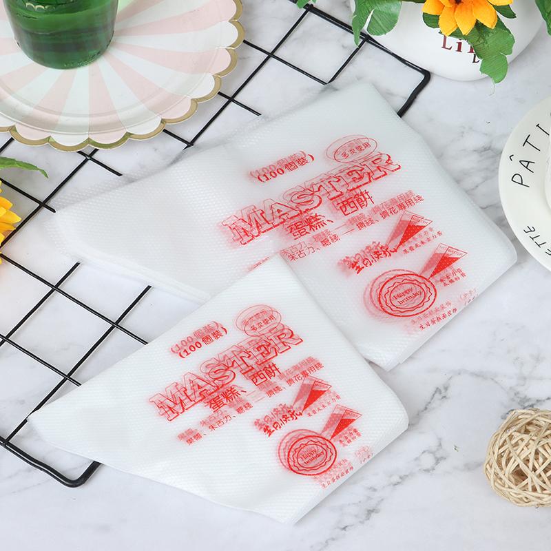 20шт пищевой пластиковый мешок для кондитерских изделий с глазурью, украшение для торта с помадкой