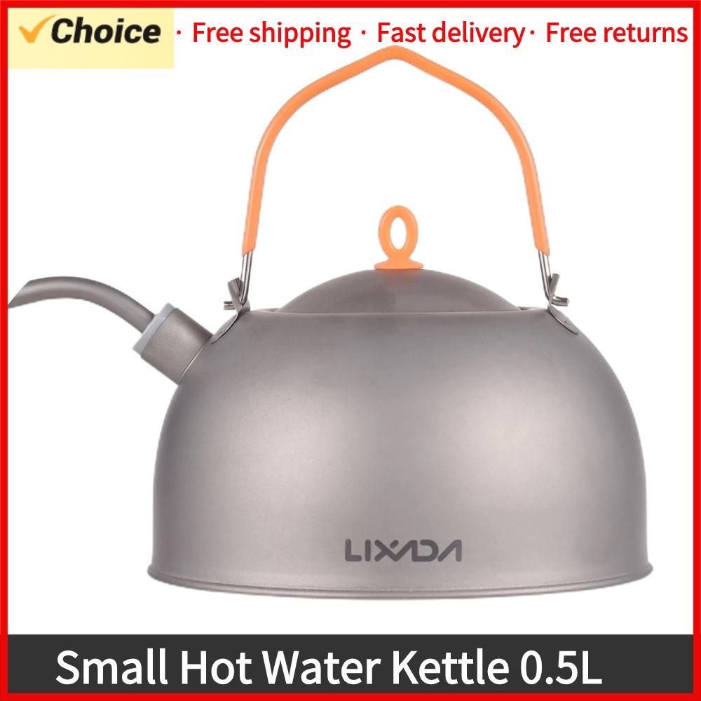 Маленький чайник для горячей воды 0,5 л с кофейником Ti носик легкий для кемпинга пешего туризма пикника 0,5 л