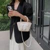 Trendy Woven Straw Bucket Bag With Bow Fashionable Casual Handbag For Women 2023